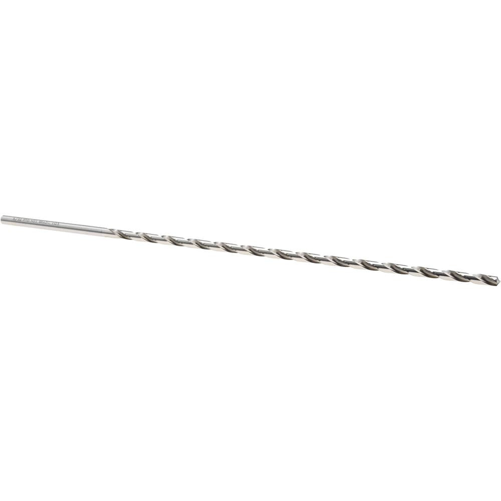 Precision Twist Drill 6000129 Extra Length Drill Bit: 0.1562" Dia, 118 ° Point, High Speed Steel