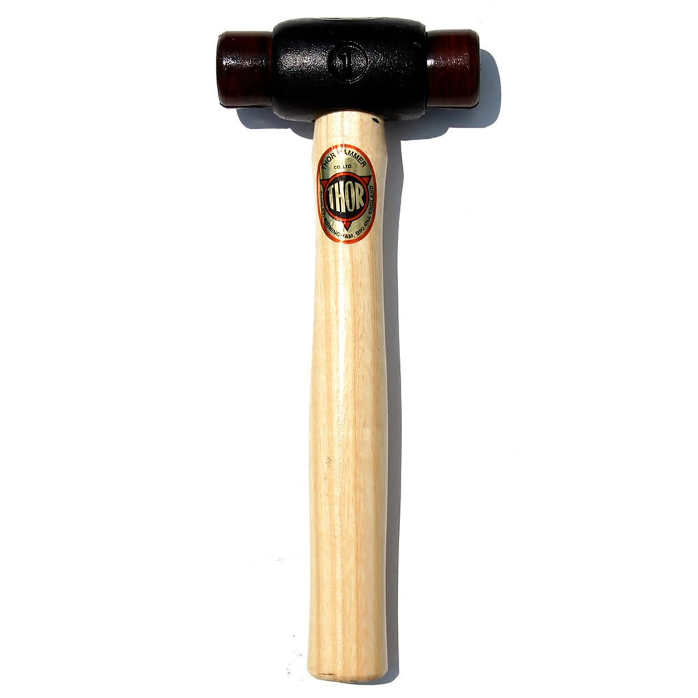 Osca TH01014 Non-Marring Hammer: 2.86 lb, 1-3/4" Face Dia, Malleable Iron Head