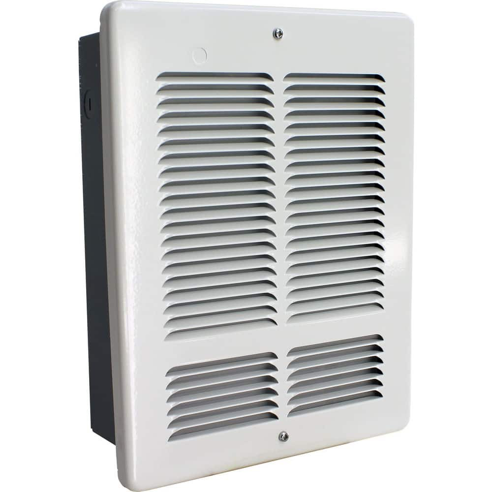 King Electric W1210-W Electric Forced Air Heaters; Heater Type: Wall ; Maximum BTU Rating: 3412 ; Voltage: 120V ; Phase: 1 ; Wattage: 1000 ; Overall Length (Decimal Inch): 13.6300