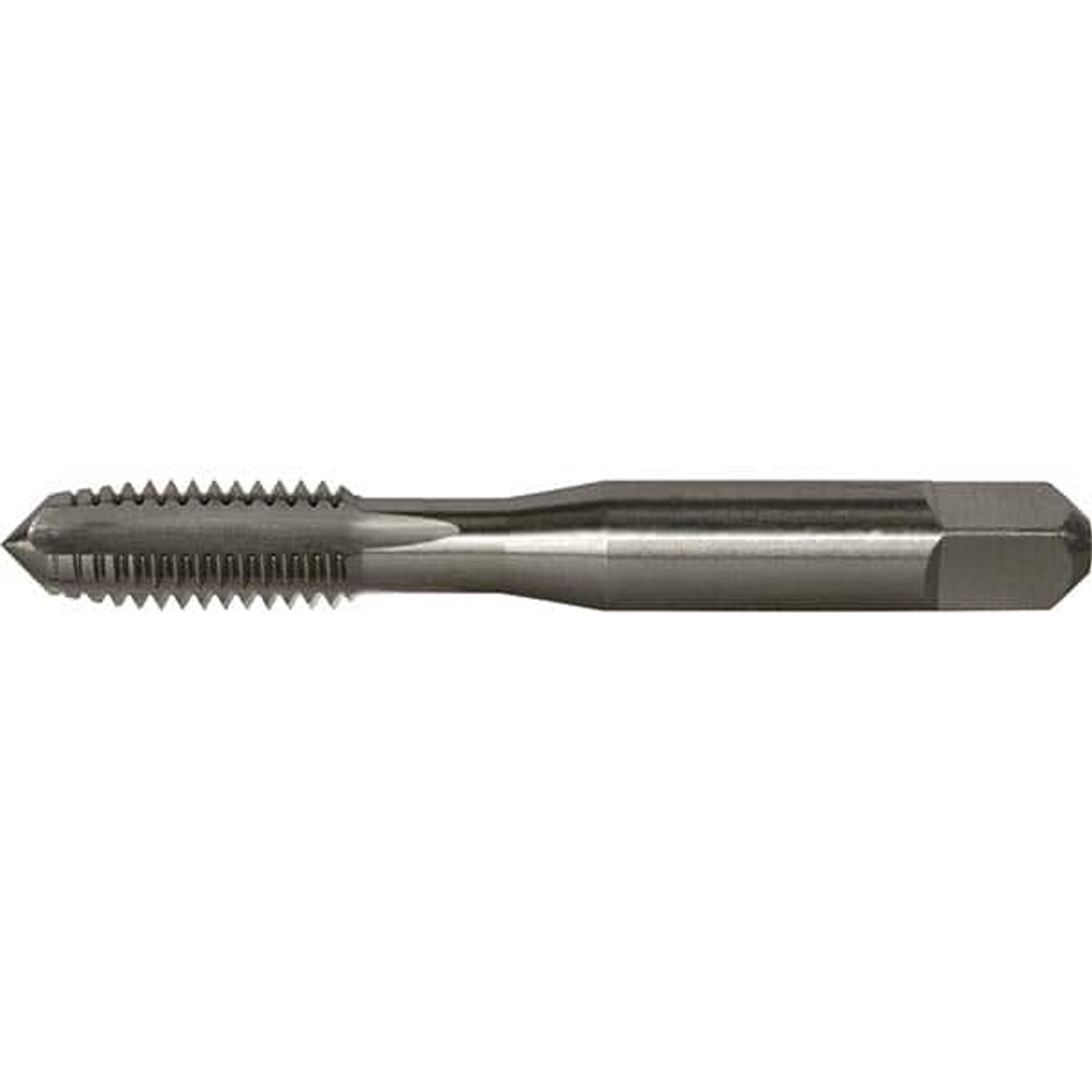 Greenfield Threading 330066 Straight Flute Tap: #0-80 UNF, 2 Flutes, Bottoming, 2B Class of Fit, High Speed Steel, Bright/Uncoated