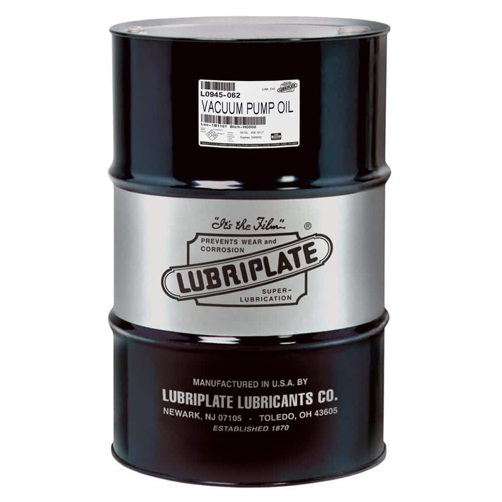 Lubriplate L0945-062 Vacuum Pump Machine Oil: SAE 30, ISO 100, 55 gal, Drum