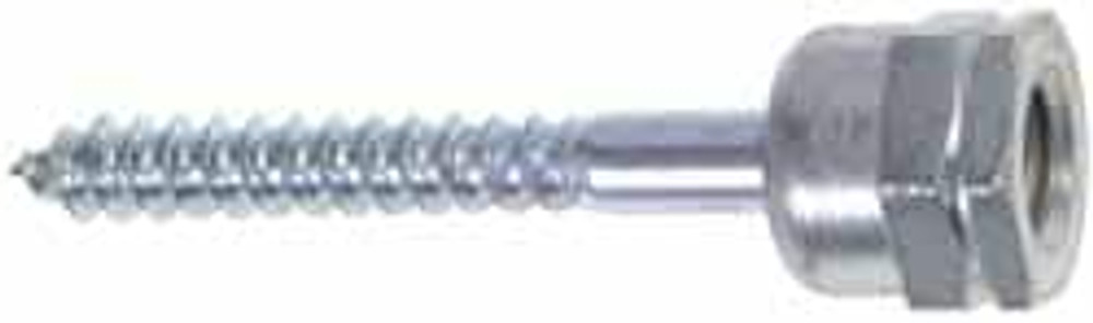 ITW Buildex 560184 1/2" Zinc-Plated Steel Vertical (End Drilled) Mount Threaded Rod Anchor