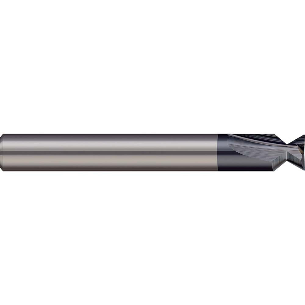 Harvey Tool 16716-C3 Dovetail Cutter: 60 °, 1/4" Cut Dia, 1/8" Cut Width, Solid Carbide