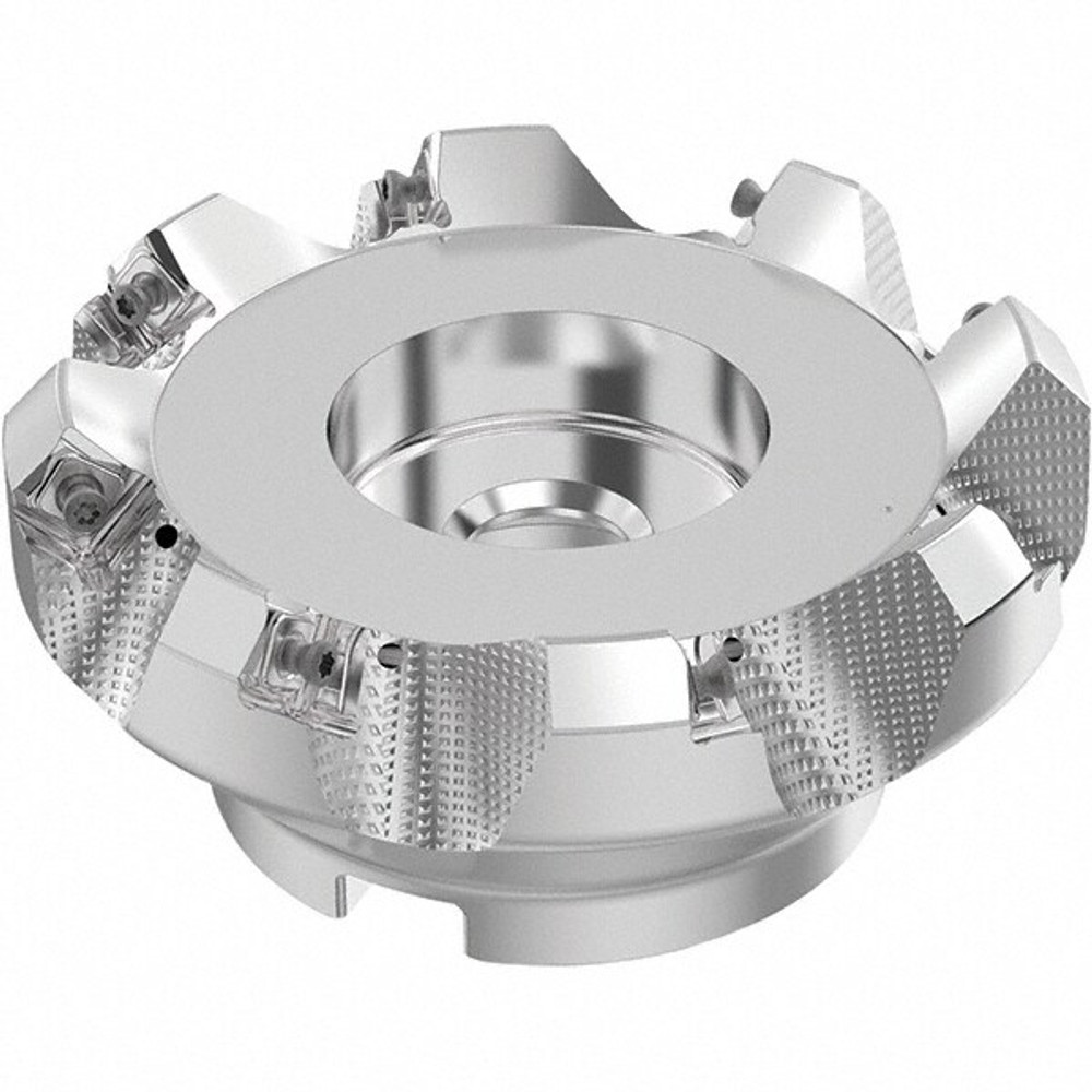 Seco 03213626 125mm Cut Diam, 40mm Arbor Hole, 6mm Max Depth of Cut, 48° Indexable Chamfer & Angle Face Mill