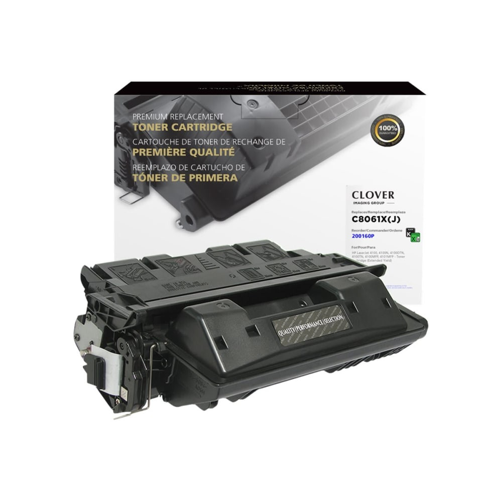 CLOVER TECHNOLOGIES GROUP, LLC 200160P West Point Remanufactured Black High Yield Toner Cartridge Replacement For HP 026, C8061X