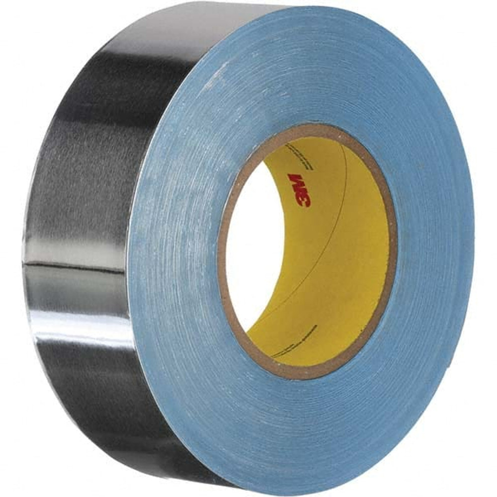 3M Silver Aluminum Foil Tape: 60 yd Long, 12" Wide, 5.5 mil Thick 7000029007