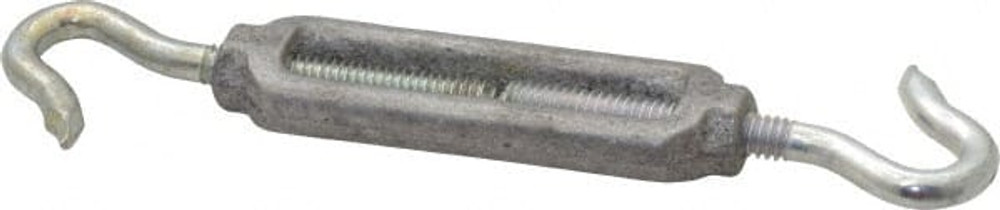 MSC 05314-3 68 Lb Load Limit, 1/4" Thread Diam, 2-1/4" Take Up, Aluminum Hook & Hook Turnbuckle