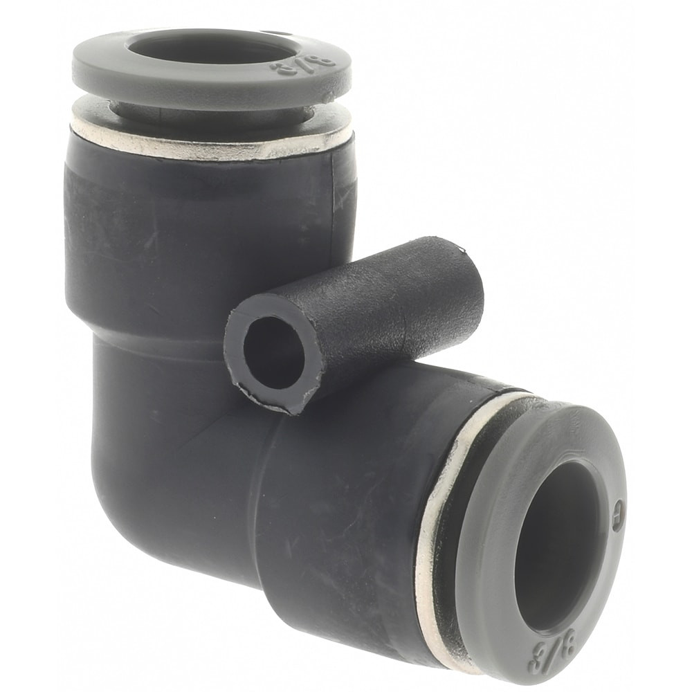 Norgren C20400600 Push-To-Connect Tube to Tube Tube Fitting: Union Elbow, 3/8" OD