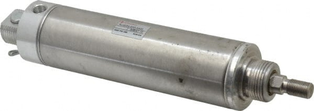 Norgren RP200X3.000-SAP Single Acting Rodless Air Cylinder: 2" Bore, 3" Stroke, 250 psi Max, 1/4 NPTF Port, Pivot Mount