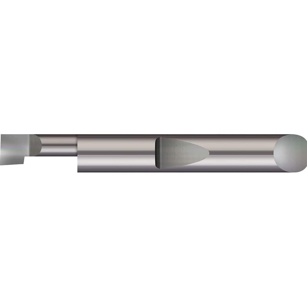 Micro 100 QBB-100400-000 Boring Bars; Boring Bar Type: Boring ; Cutting Direction: Right Hand ; Minimum Bore Diameter (Decimal Inch): 0.1100 ; Minimum Bore Diameter (mm): 2.800 ; Material: Solid Carbide ; Maximum Bore Depth (Decimal Inch): 0.4000