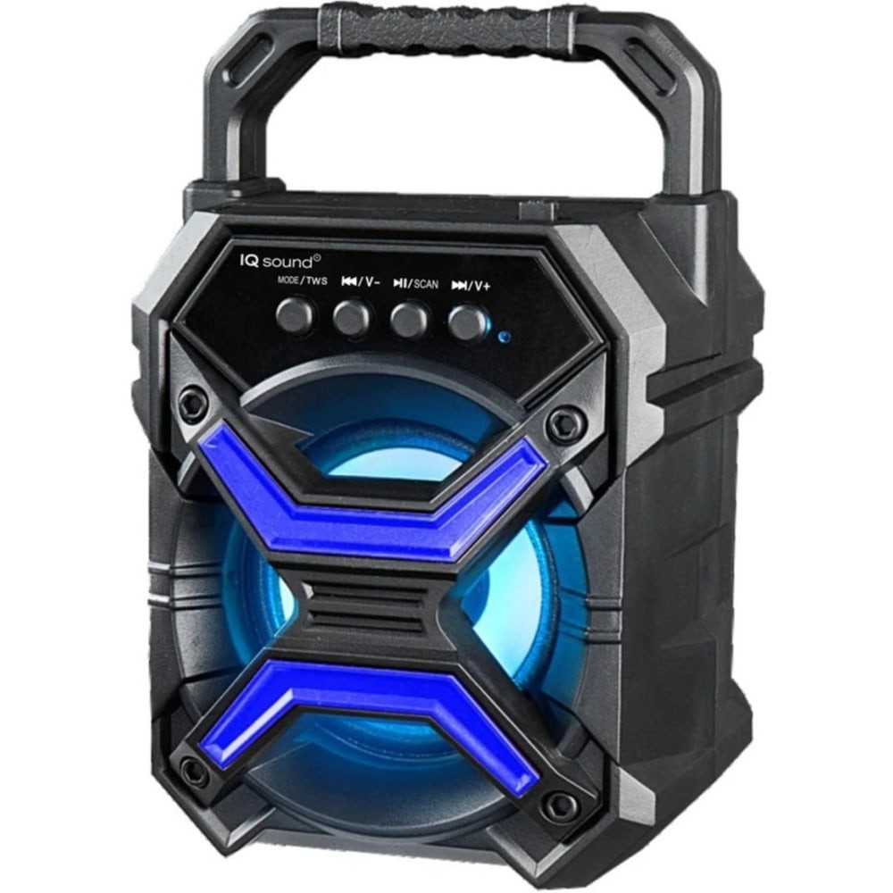 SUPERSONIC INC. IQ-1573BT - BLUE IQ Sound IQ-1573BT Portable Bluetooth Speaker System - 5 W RMS - Blue - Battery Rechargeable - USB