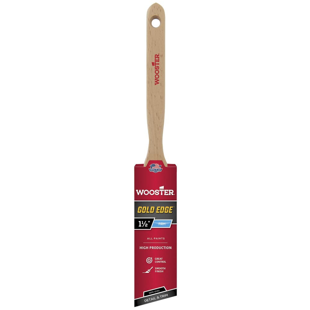 Wooster Brush 5236-1 1/2 Paint Brush: 1-1/2" Wide, Polyester, Synthetic Bristle