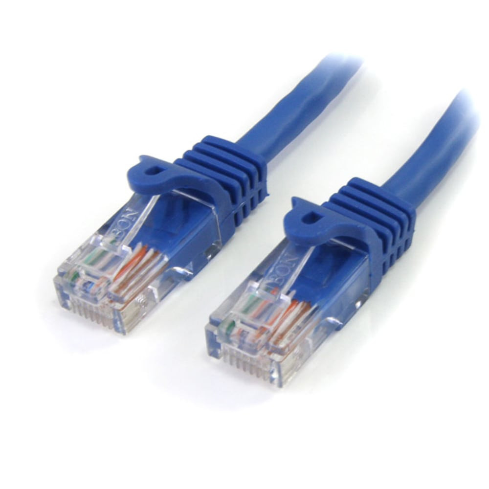 STARTECH.COM RJ45PATCH6  Blue Snagless Cat 5e UTP Patch Cable, 6 ft