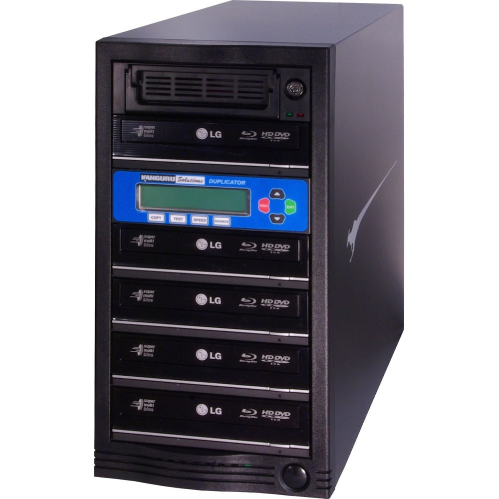 KANGURU BR-DUPE-S5  Blu-Ray Duplicator 5 Target - Disk duplicator - BD-RE x 5 - max drives: 5 - USB - external - TAA Compliant