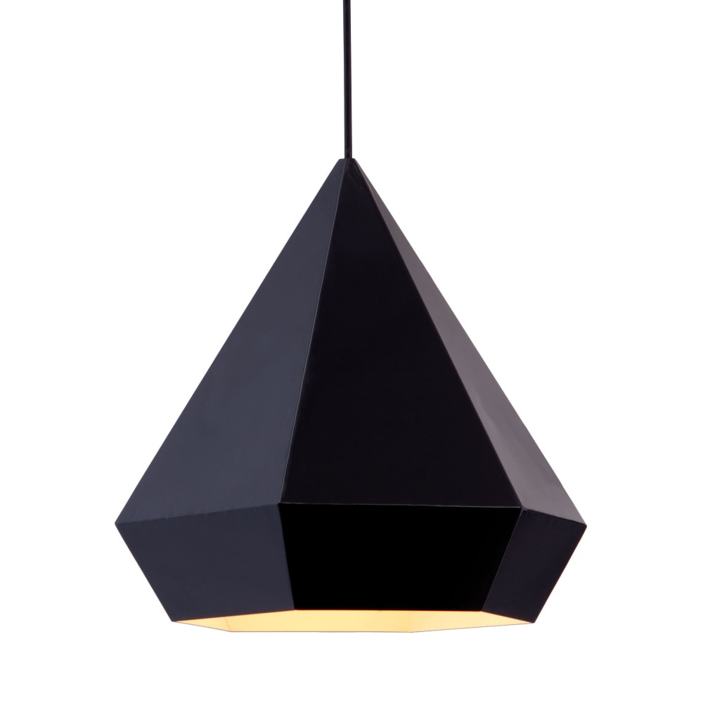 ZUO MODERN 50168  Forecast Ceiling Lamp, 13-4/5inW, Black