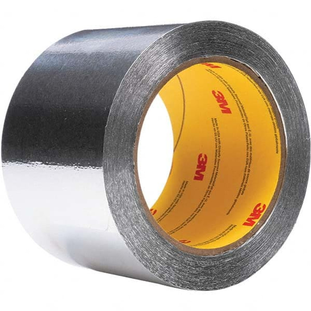 3M Silver Aluminum Foil Tape: 60 yd Long, 4.6 mil Thick 7100053638