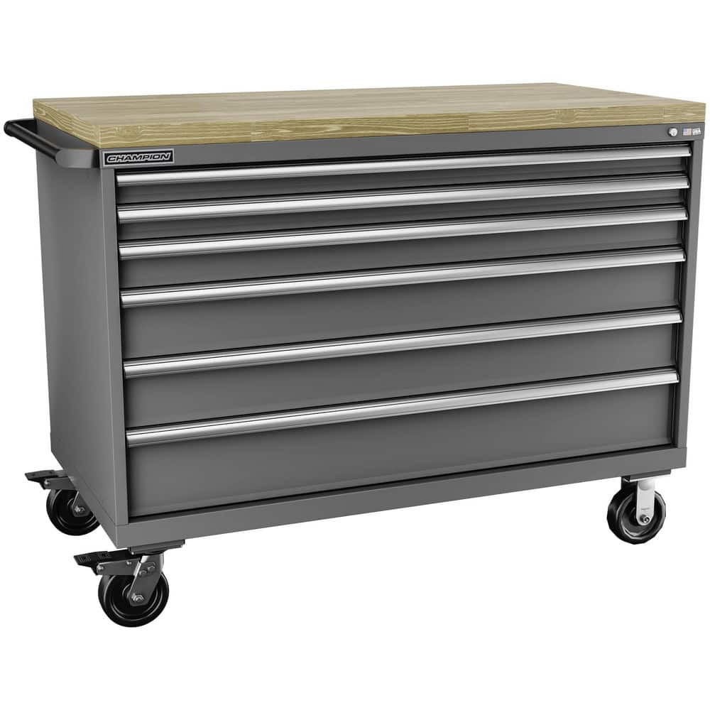 Champion Tool Storage DS15601CMBBB-DG Storage Cabinets; Cabinet Type: Welded Storage Cabinet ; Cabinet Material: Steel ; Width (Inch): 56-1/2 ; Depth (Inch): 22-1/2 ; Cabinet Door Style: Solid ; Height (Inch): 43-1/4