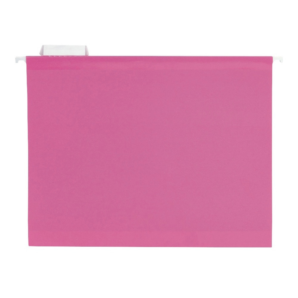 TOPS BRANDS Pendaflex 415215PIN  Premium Reinforced Color Hanging File Folders, Letter Size, Pink, Pack Of 25 Folders