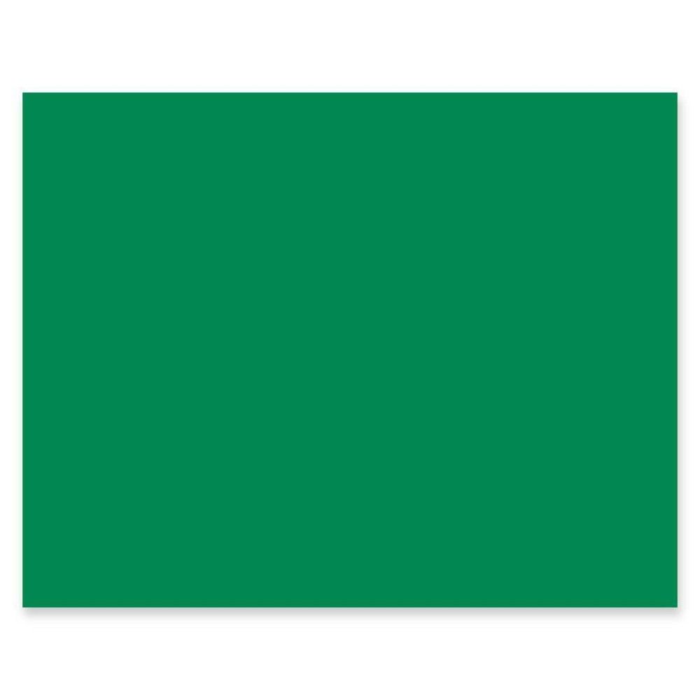PACON CORPORATION Pacon 5466-1  Peacock 100% Recycled Railroad Board, 22in x 28in, 4-Ply, Holiday Green, Carton Of 25 Sheets