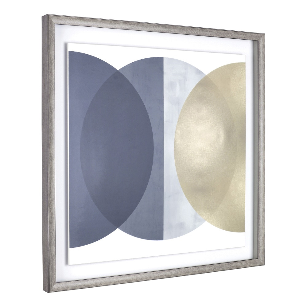 SP RICHARDS 04474 Lorell Circle Design Framed Abstract Art, 29-1/4in x 29-1/4in, Design I