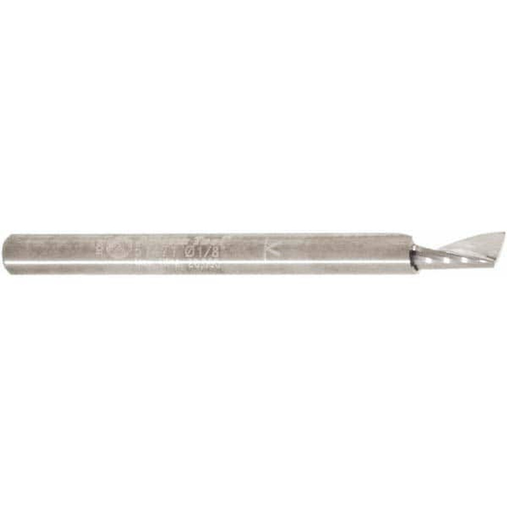 Amana Tool 51471 Spiral Router Bit: 0.125" Dia, 0.25" LOC, 1/8" Shank Dia, Upcut