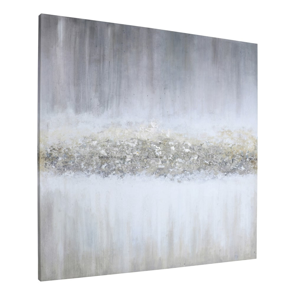 SP RICHARDS Lorell 04480  Raining Sky Design Abstract Canvas Wall Art, 40in x 40in