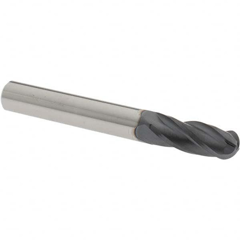 OSG 404-3125-BN11 Ball End Mill: 0.3125" Dia, 0.8125" LOC, 4 Flute, Solid Carbide