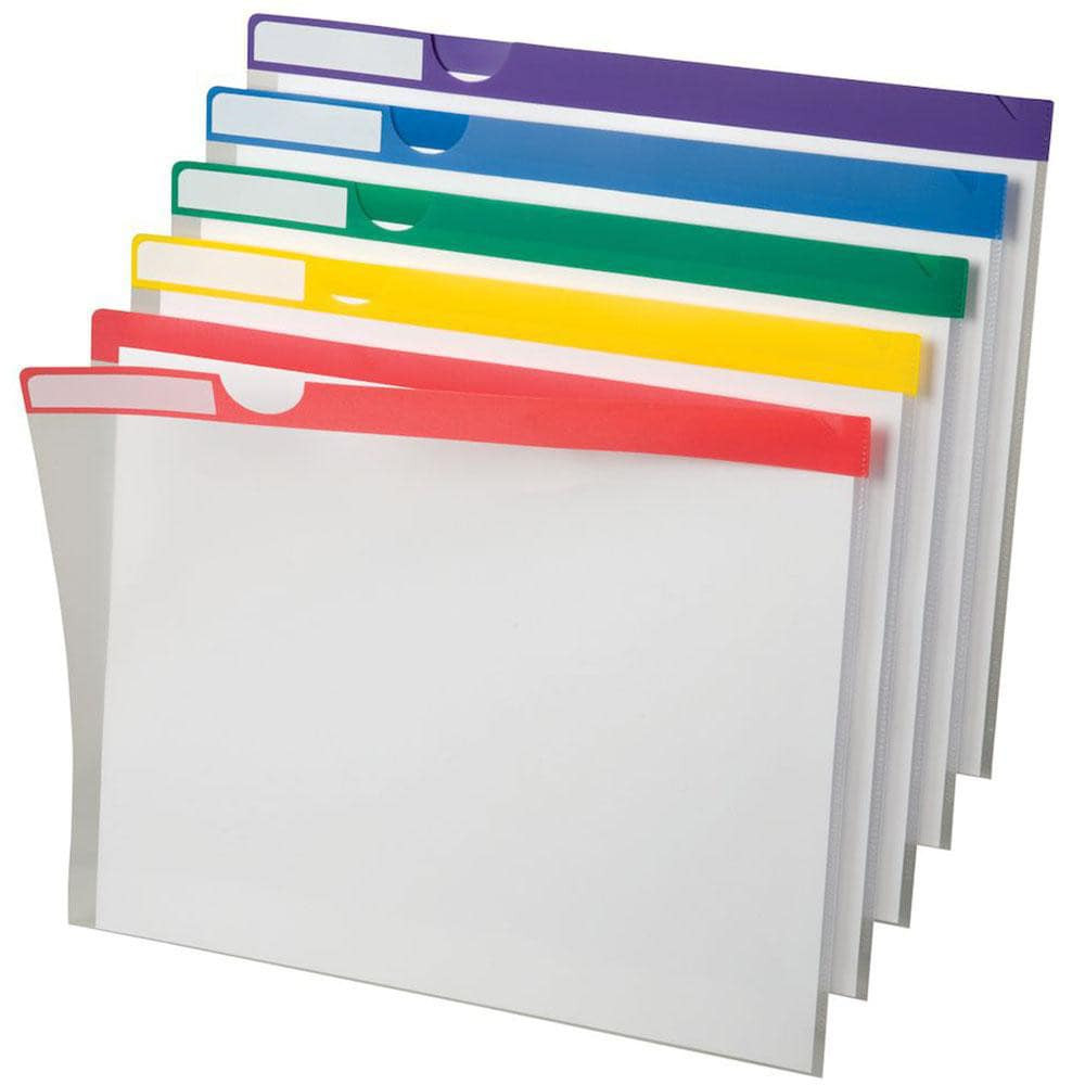 Pendaflex PFX50981 Index Folder: Letter, Assorted, 10/Pack