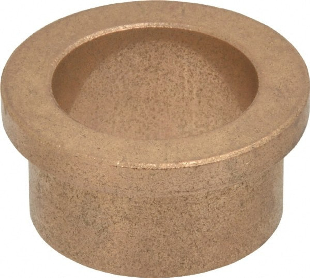 Boston Gear 35672 Flanged Sleeve Bearing: 1" ID, 1-1/4" OD, 3/4" OAL, Oil Impregnated Bronze