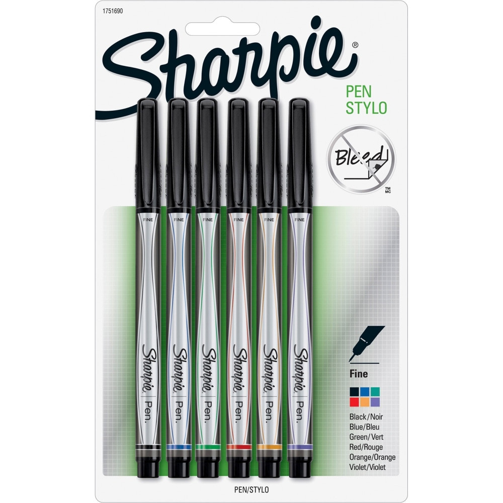 Sharpie SAN1976527BD  Fine Point Pens - Fine Pen Point - Assorted - 12 / Bundle