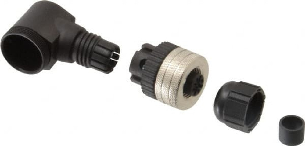 Brad Harrison 8A4001-31 4 Amp, Female 90° to Male 90° Field Attachable Connector Sensor and Receptacle