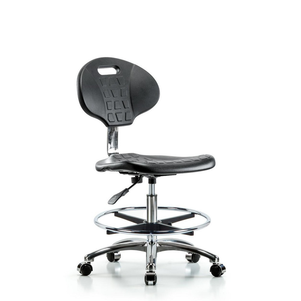 Blue Ridge Ergonomics MSC40163 Task Chair: Polyurethane, Black