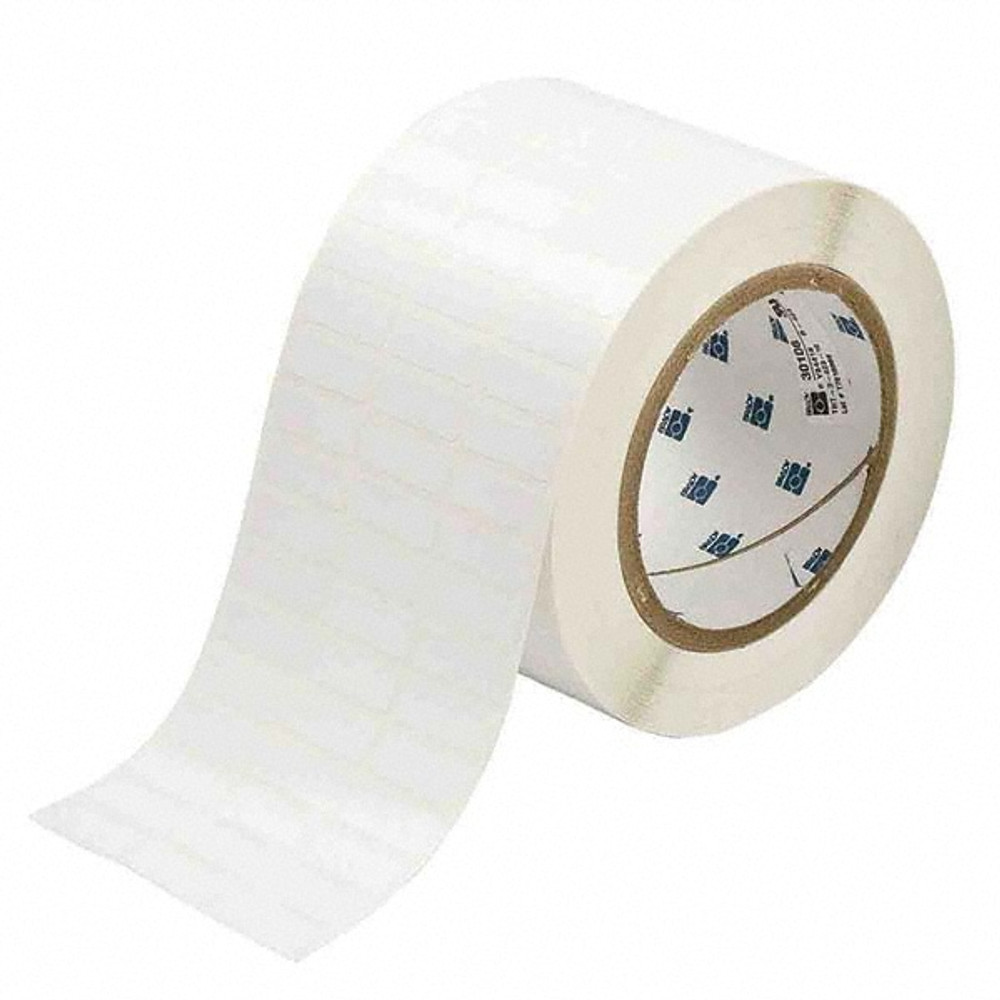 Brady 62280 Label Maker Label: White, Polyester, 10,000 per Roll