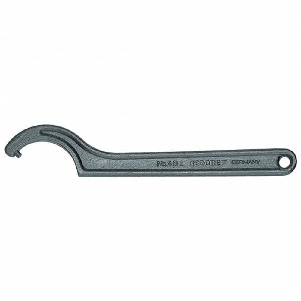Gedore 6337630 Spanner Wrenches & Sets; Wrench Type: Fixed Hook Spanner ; Minimum Capacity (mm): 120.00 ; Maximum Capacity (mm): 130.00 ; Maximum Capacity (Inch): 5-1/8 ; Overall Length (Inch): 13 ; Overall Length (mm): 335.00