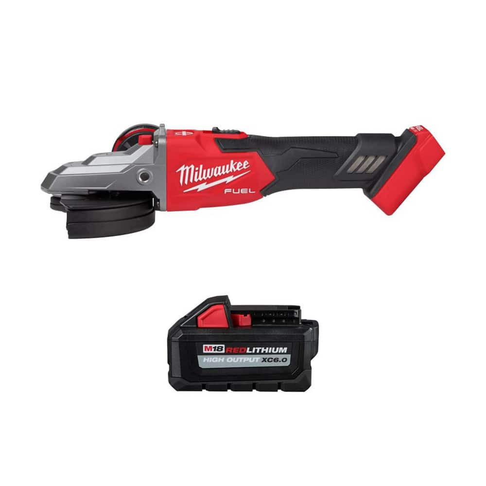 Milwaukee Tool 2319032/9078840 Angle & Disc Grinders; Wheel Diameter (Inch): 4-1/2 ; Voltage: 18.00 ; Spindle Size: 5/8-11 ; Speed (RPM): 8500 ; Brushless Motor: Yes ; Batteries Included: Yes