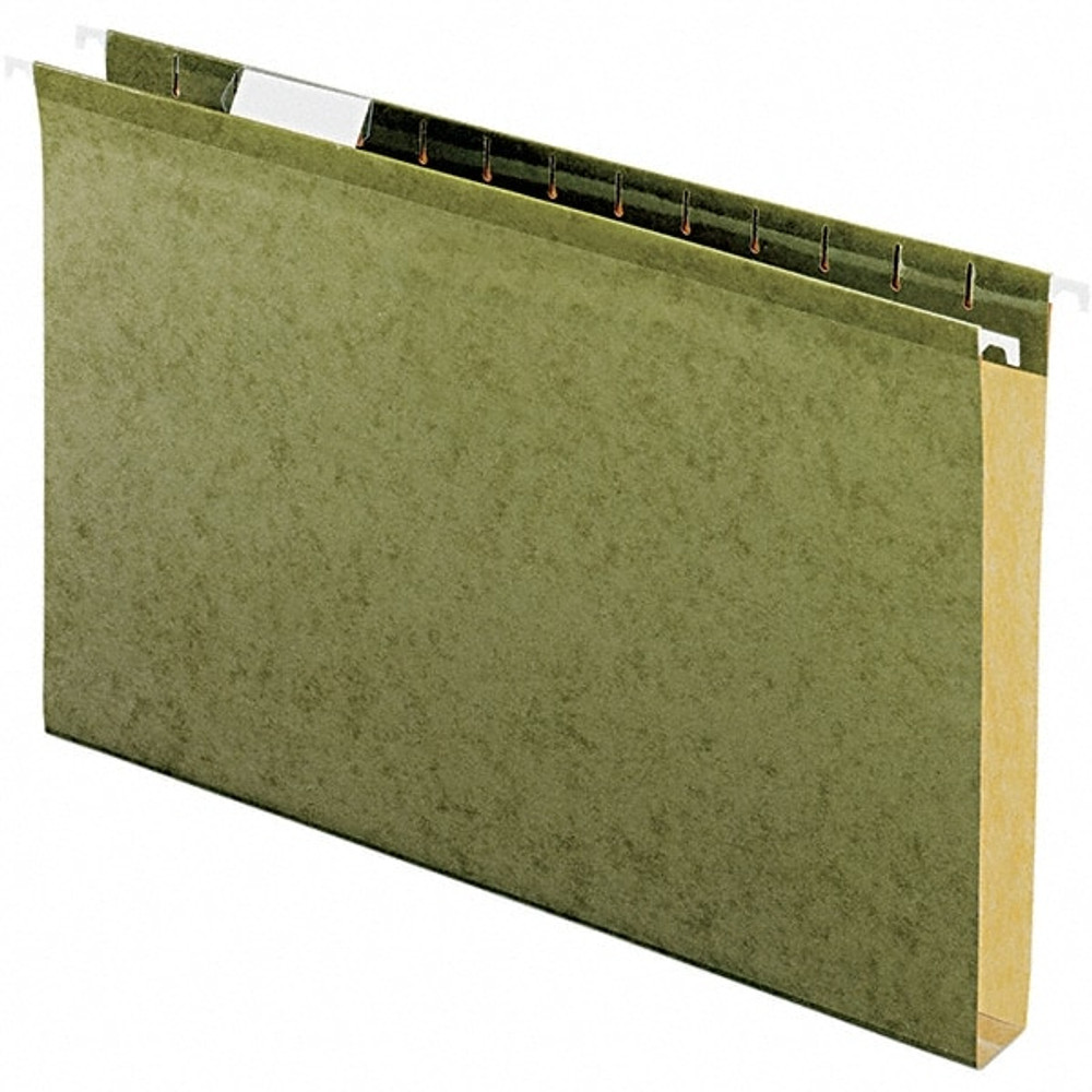 Pendaflex PFX4153X1 Hanging File Folder: Legal, Standard Green, 25/Pack