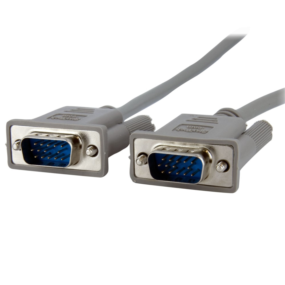 STARTECH.COM MXT101MM  6 ft VGA Monitor Cable - HD15 M/M - Display cable - HD-15 (M) - HD-15 (M) - 1.8 m - Attach a PC VGA port to a switchbox - 6ft vga cable - 6ft vga video cable - 6ft vga monitor cable -6ft hd15 to hd15 cable