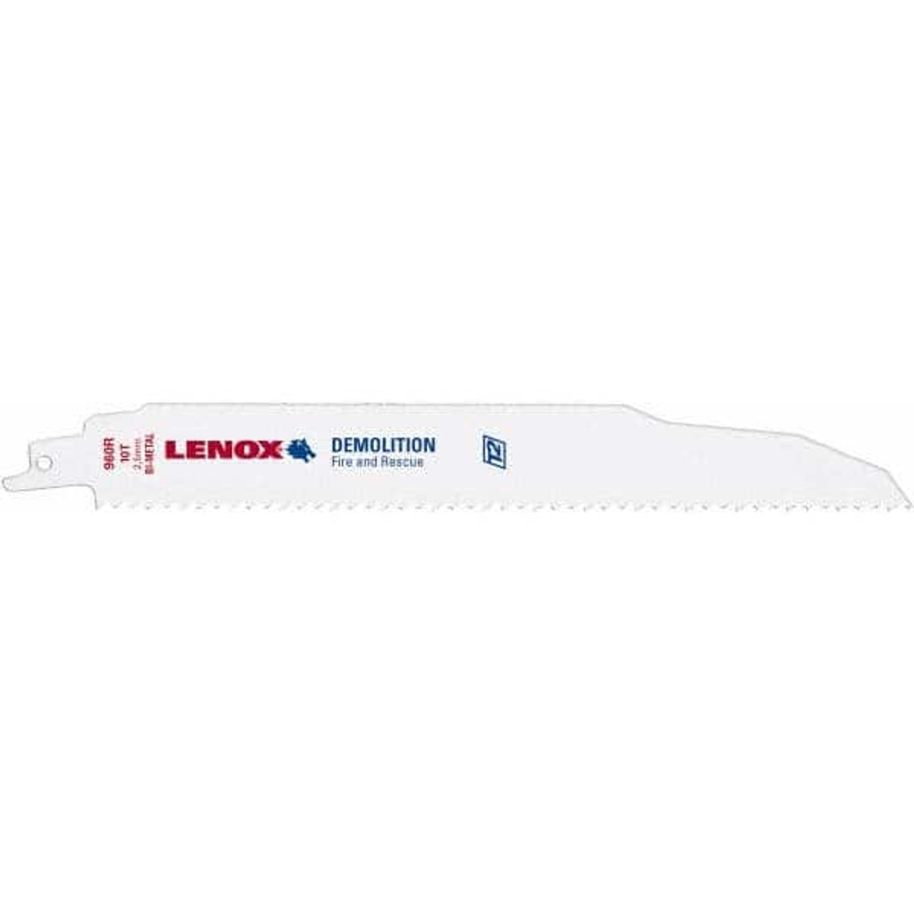 Lenox 22762OSB960R Reciprocating Saw Blade: 9" Long, Bi-Metal