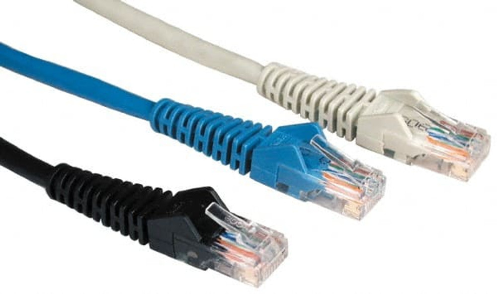 Tripp-Lite N001-003-BK Ethernet Cable: Cat5e, 350 MHz, Unshielded