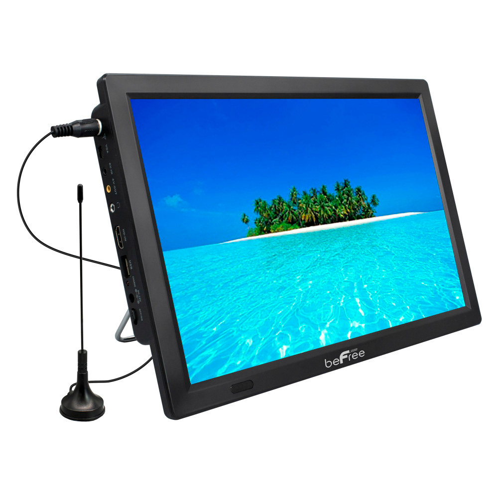 MEGAGOODS, INC. BeFree Sound 995116757M  Portable Rechargeable 14in LED TV, Black, 995116757M