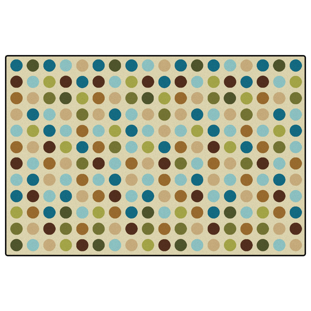 CARPETS FOR KIDS ETC. INC. 37.55 Carpets for Kids KID$Value Rugs Microdots Decorative Rug, 3ft x 4ft6in, Tan