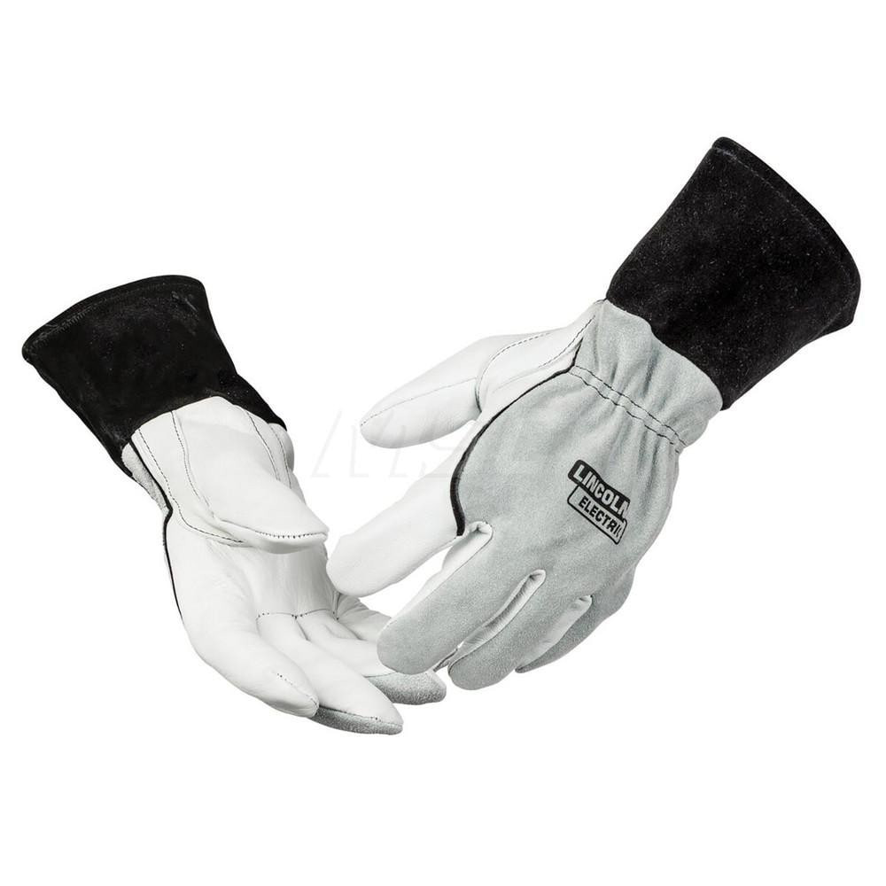 Lincoln Electric K3805-L Welding Gloves: Size Large, Uncoated, MIG Welding Application