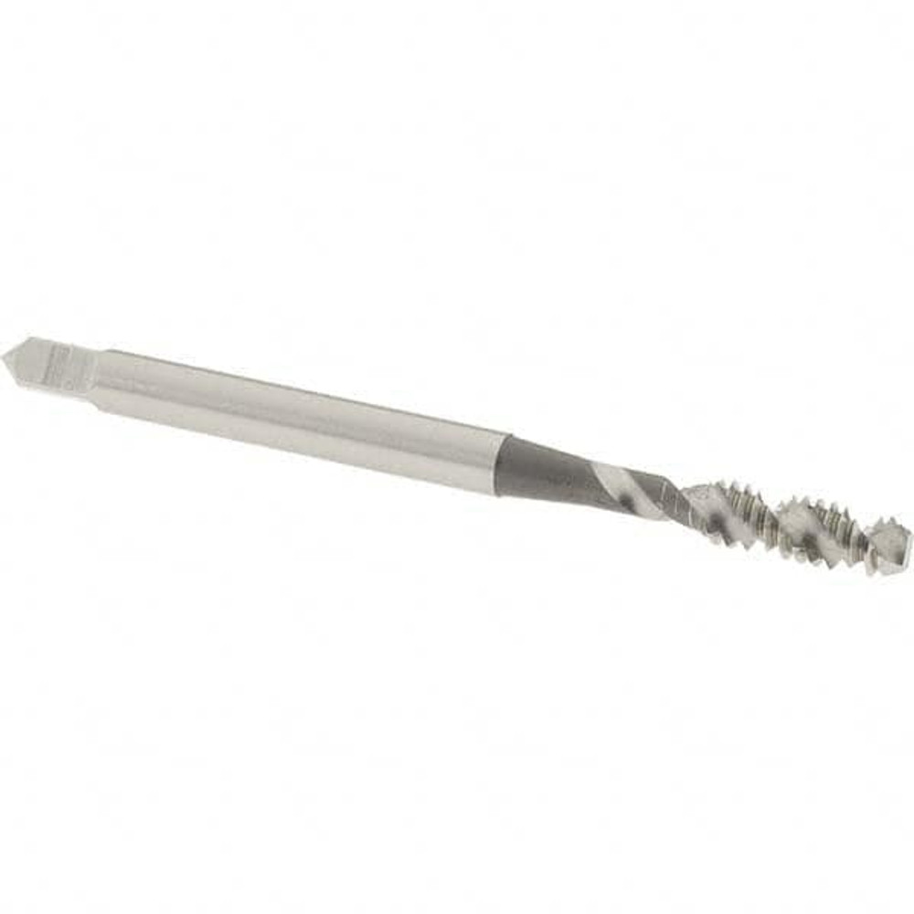 OSG 5001500 Spiral Flute Tap: #6-32 UNC, 2 Flutes, Bottoming, 3B Class of Fit, High Speed Steel, Bright/Uncoated