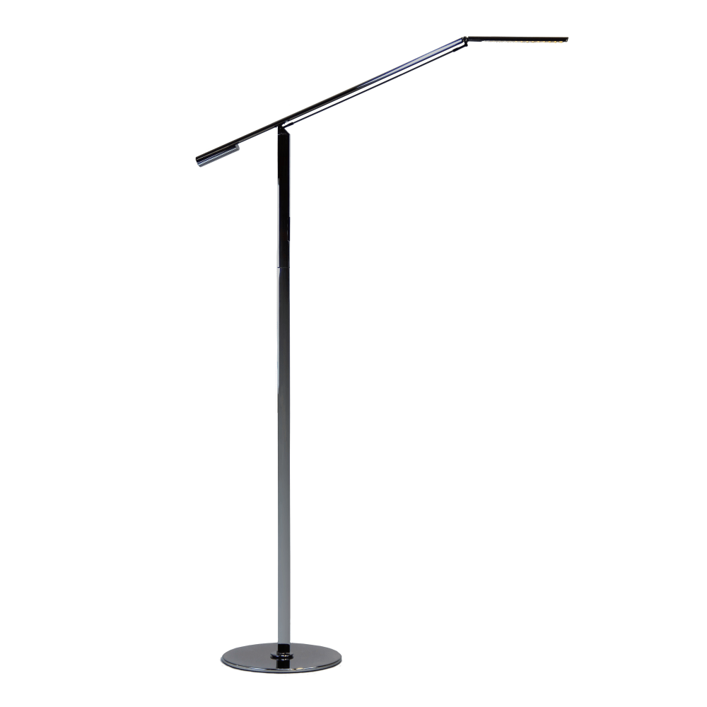 KONCEPT TECHNOLOGIES, INC. Koncept ELX-A-W-CRM-FLR  Equo LED Floor Lamp, 56-3/4inH, Warm/Chrome