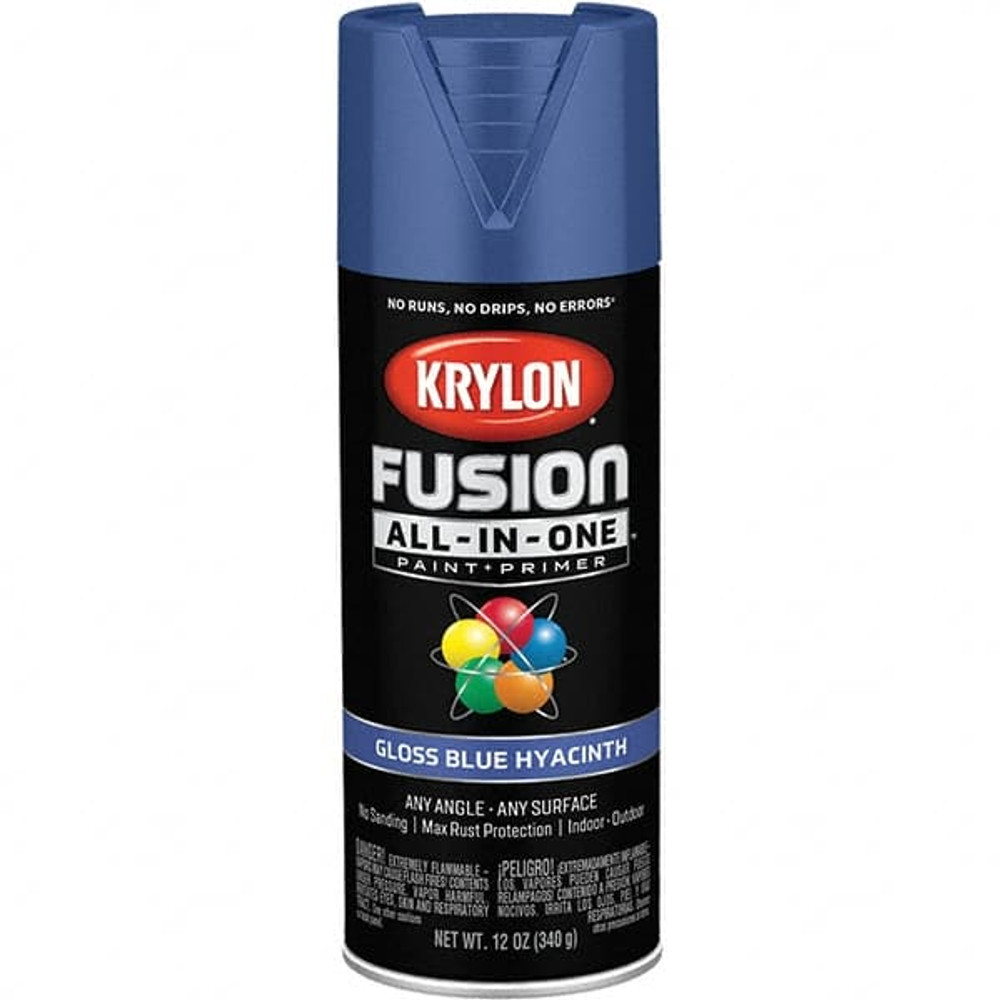 Krylon K02703007 Acrylic Enamel Spray Paint: Blue Hyacinth, Gloss, 12 oz