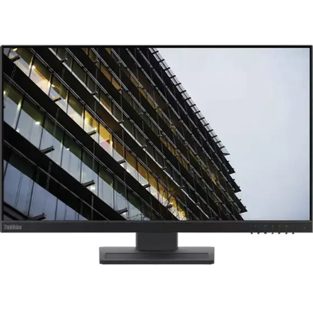 LENOVO, INC. Lenovo 62C8MAR4US  ThinkVision E24-28 24in Class Full HD LCD Monitor - 16:9 - Raven Black - 23.8in Viewable - In-plane Switching (IPS) Technology - WLED Backlight - 1920 x 1080 - 16.7 Million Colors - 250 Nit - 4 ms - 60 Hz Refresh Rate 
