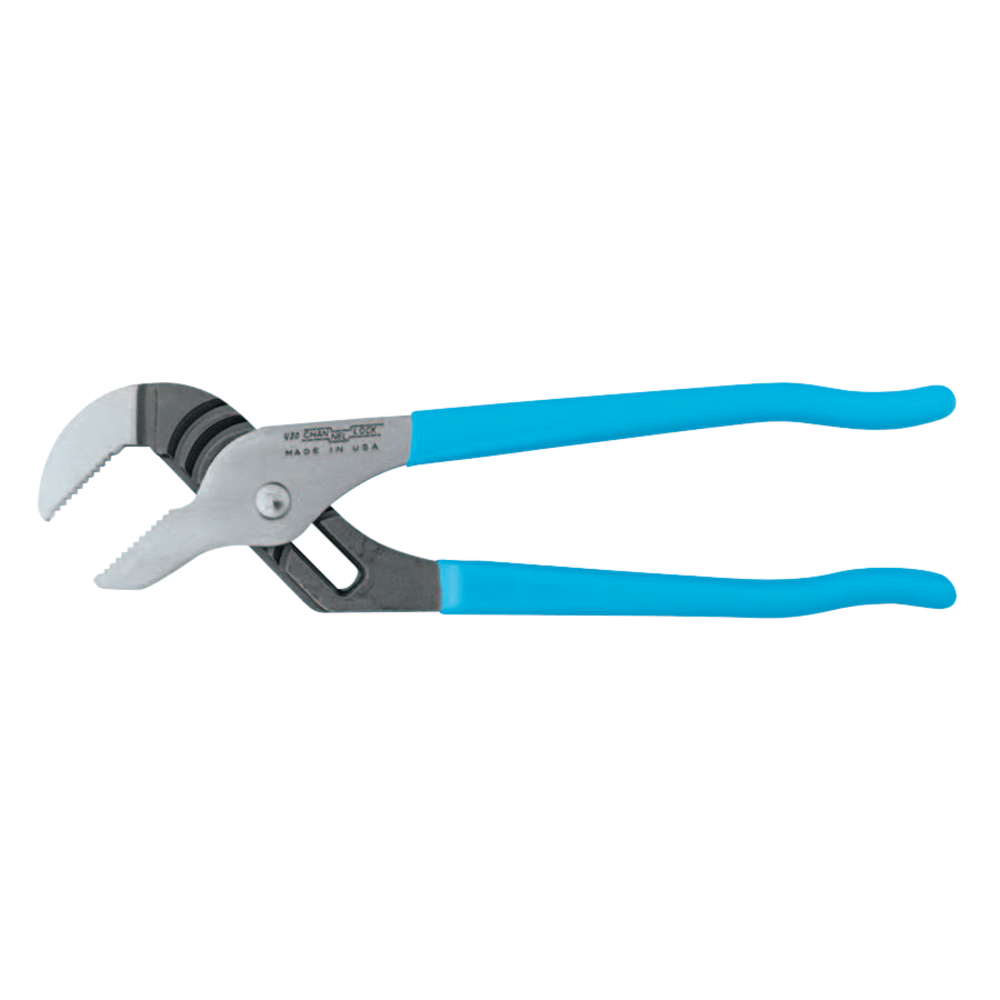 CHANNELLOCK INC. 140-430-BULK Straight Jaw Tongue and Groove Pliers, 10 in, Straight, 7 Adj.