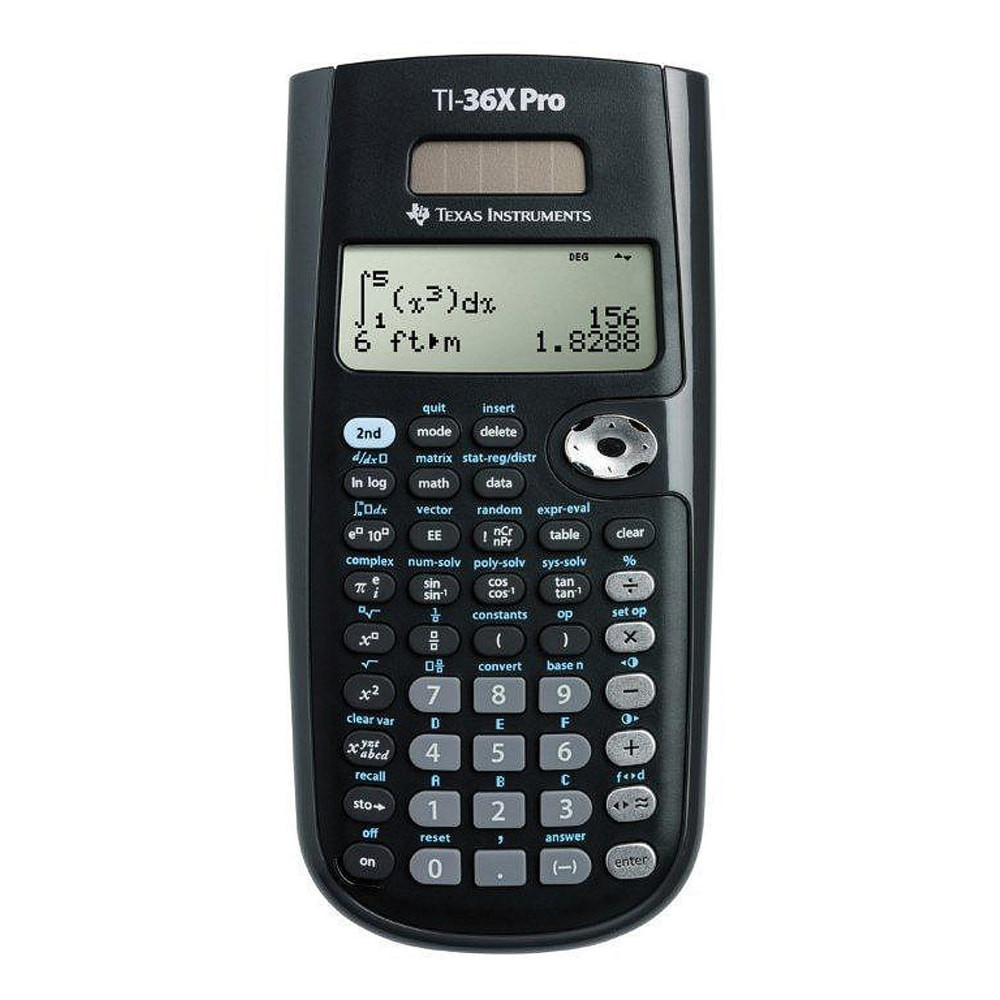 TEXAS INSTRUMENTS INC. 36PRO/TBL/1L1/A Texas Instruments TI-36X Pro Scientific Calculator