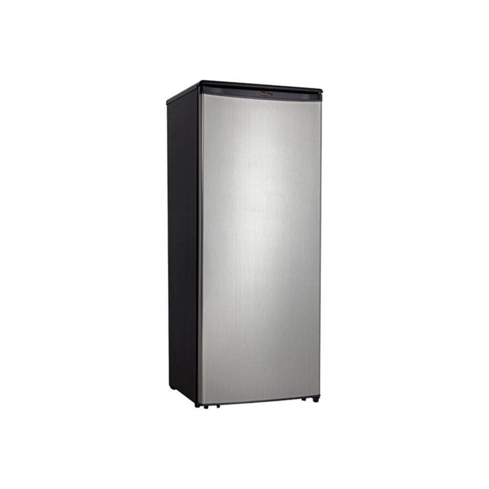 DANBY PRODUCTS LIMITED Danby DAR110A1BSLDD  Designer DAR110A1BSLDD - Refrigerator - width: 23.9 in - depth: 26.1 in - height: 58.8 in - 11 cu. ft - black/stainless steel look