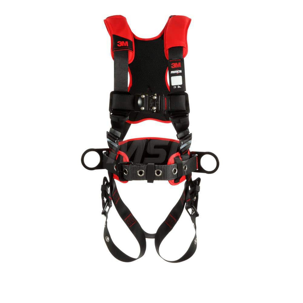 DBI-SALA 7012816619 Fall Protection Harnesses: 420 Lb, Construction Style, Size X-Large, For Positioning, Polyester, Back & Side